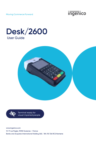Ingenico | Desk/2600